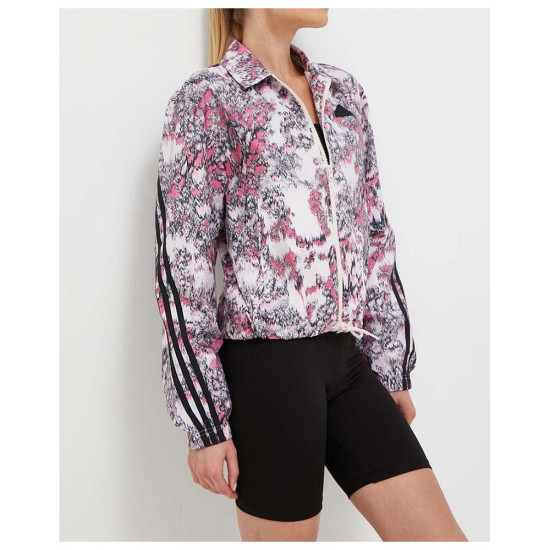 Adidas Γυναικείο αντιανεμικό μπουφάν Future Icons 3-Stripes Woven Windbreaker Adidas Γυναικείο αντιανεμικό μπουφάν Future Icons 3-Stripes Woven Windbreaker